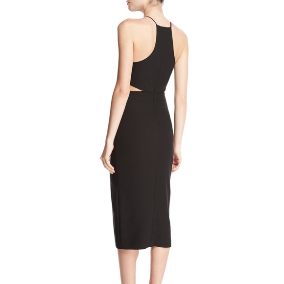 Cinq À Sept Black Yael Cutout Crepe Dress - Picture 2 of 6